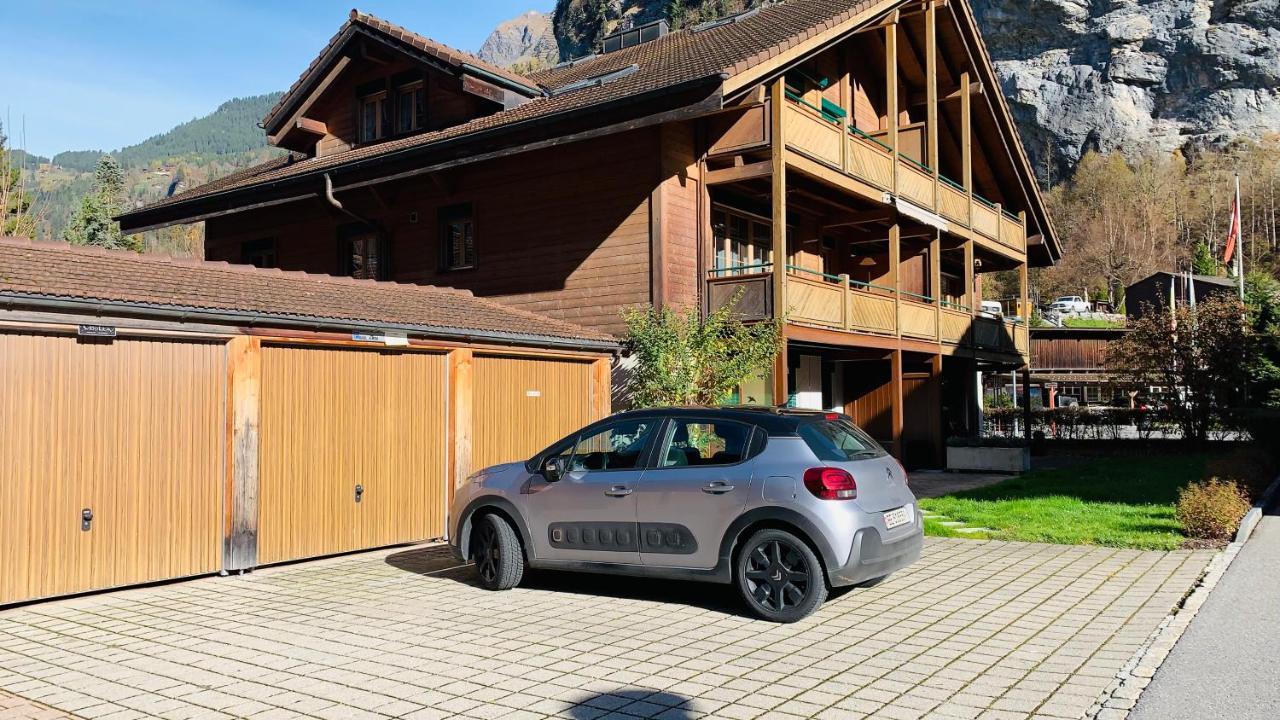 Ferienwohnung Talhaus Lauterbrunnen Bagian luar foto